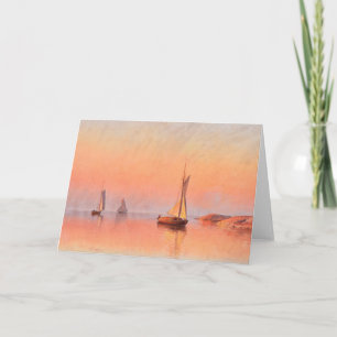 Abrahamssons Sailboats-Grußkarte Karte