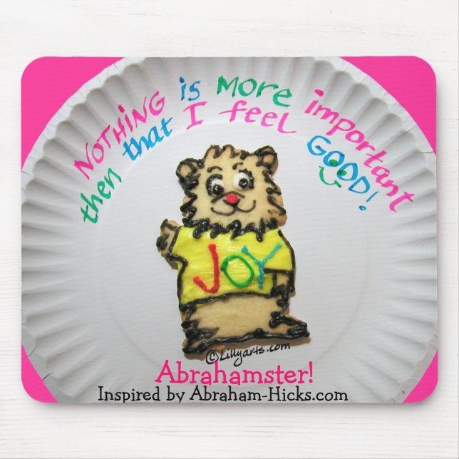 Abrahamster Plätzchen-Gefühl gutes Mousepad (Vorne)