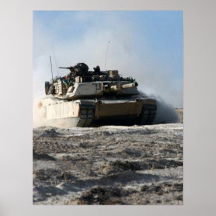 Abrams M1A1 Poster