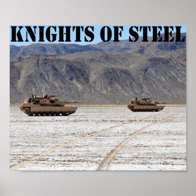 Abrams Tanks Poster (Vorne)
