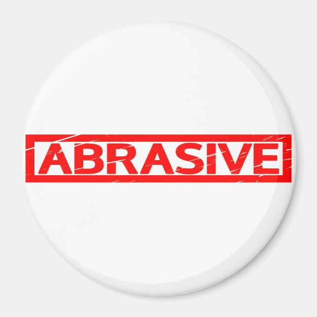 Abrasive Briefmarke Magnet (Vorne)