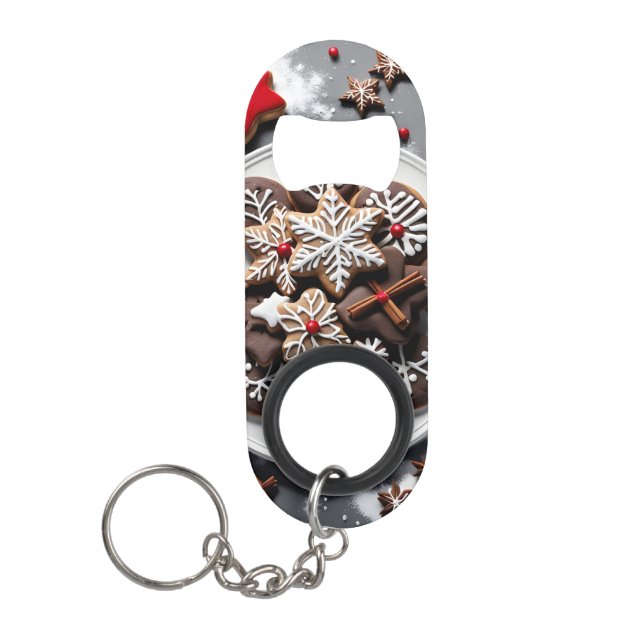 Abrebotellas de acero inoxidable navidad 1 - 001 mini flaschenöffner (Vorderseite)