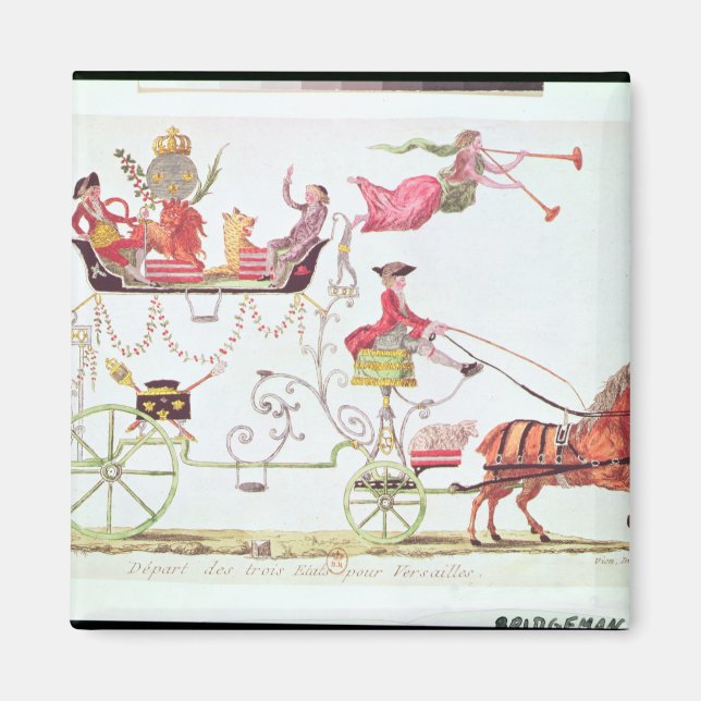 Abreise der drei Bestellungen für Versailles Magnet (Vorne)