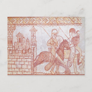 Abreise der Kreuzfahrer Postkarte