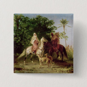 Abreise für die Jagd Button