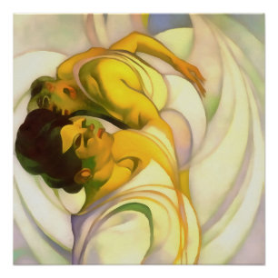 Abreise in eine andere Welt Abstrakter Kunst Poster