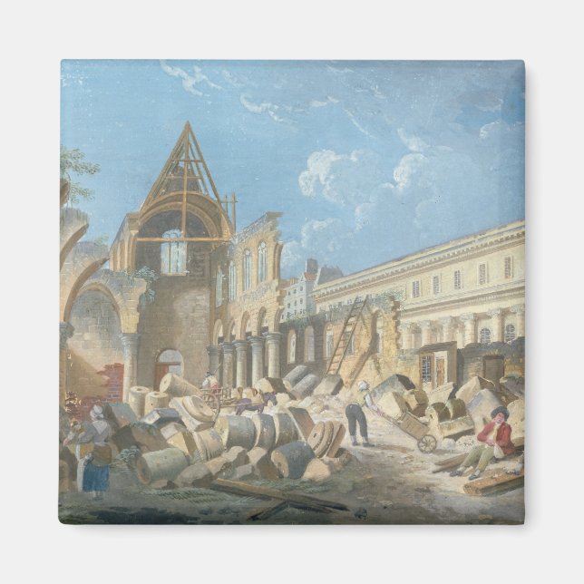 Abriss des Cordeliers, c.1802 Magnet (Vorne)
