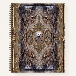 Abroath Elegant Unique Monogram Notizbuch