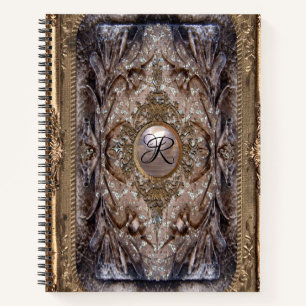 Abroath Elegant Unique Monogram Notizbuch