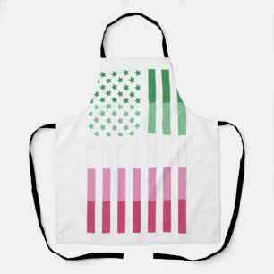 Abrosexual USA Flag LGBT Geschenk Abrosexual Schürze
