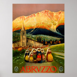 Abruzzo Italien Poster