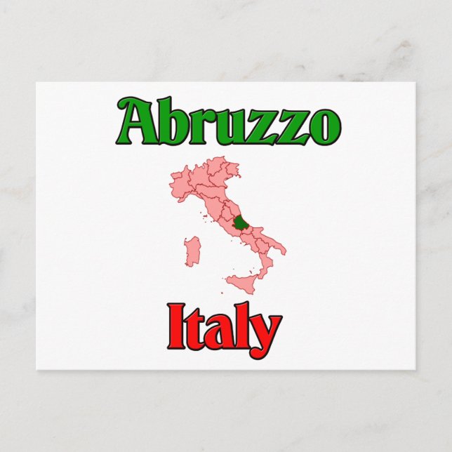 Abruzzo Italien Postkarte (Vorderseite)