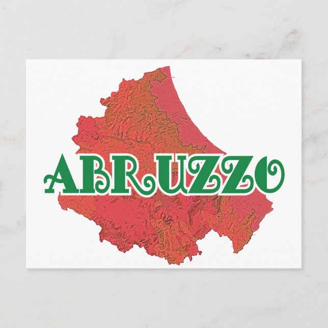 Abruzzo Postkarte (Vorderseite)