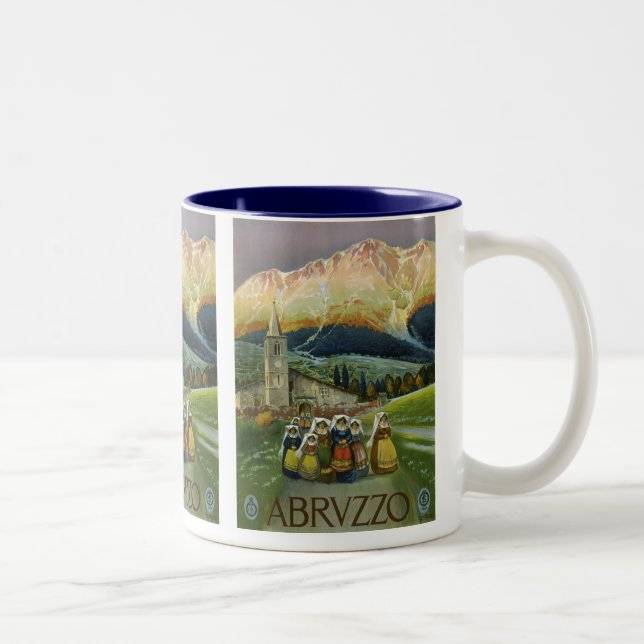 Abruzzo Zweifarbige Tasse (Rechts)