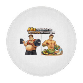 Abs Are Made in the Kitchen Chopping Board Schneidebrett