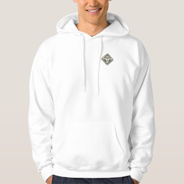 Abs Are Made in the Kitchen, Not in the Gym Hoodie (Vorderseite)