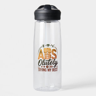 Abs-olut mein Bestes gebend Trinkflasche