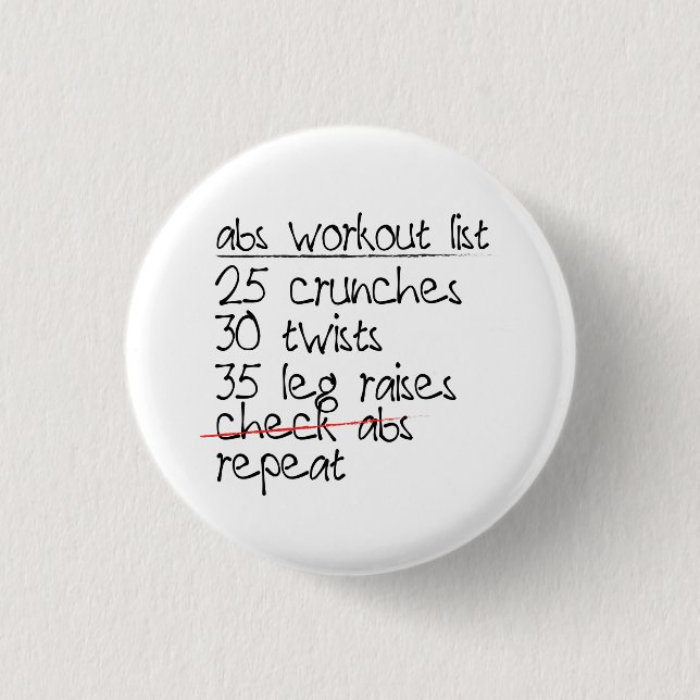 ABS-Trainings-Liste Button (Vorderseite)