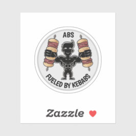 Abs. und Kebabs Aufkleber