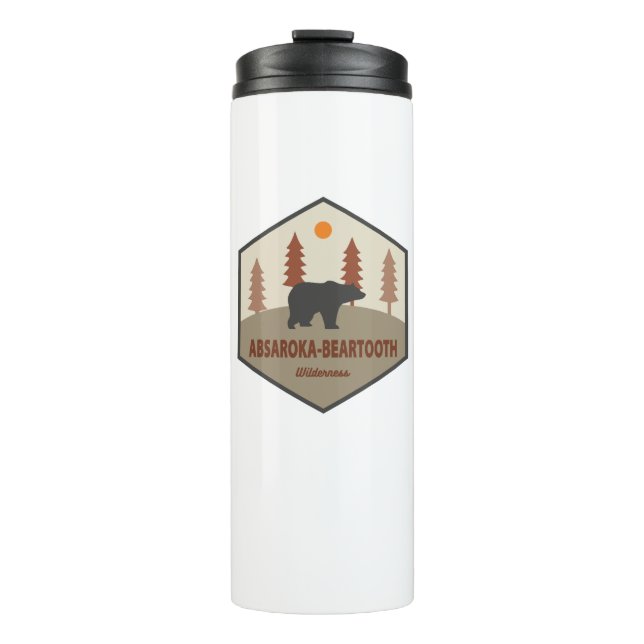 Absaroka - Bärenzahn Wilderness Bär Thermosbecher (Vorderseite)
