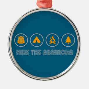Absaroka-Berge wandern Ornament Aus Metall