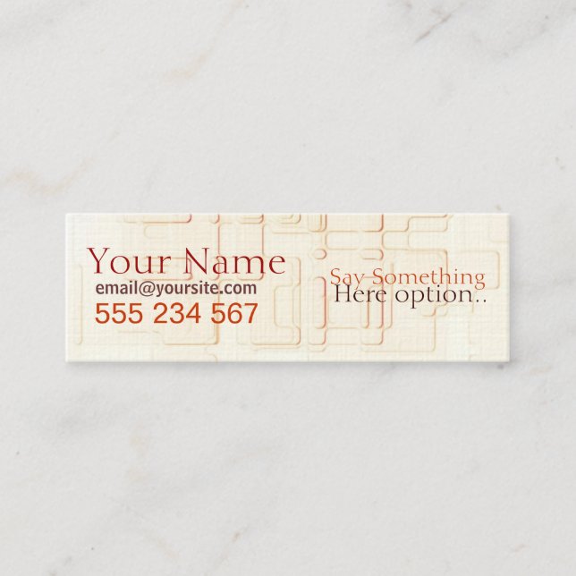 Absatech Mini Carte de visite (Devant)