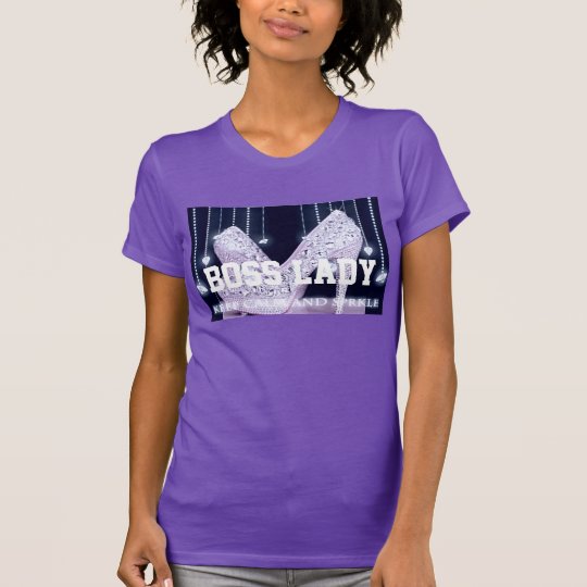 Absatz-Schuhe Chef-Damen-Diamonds T-Shirt