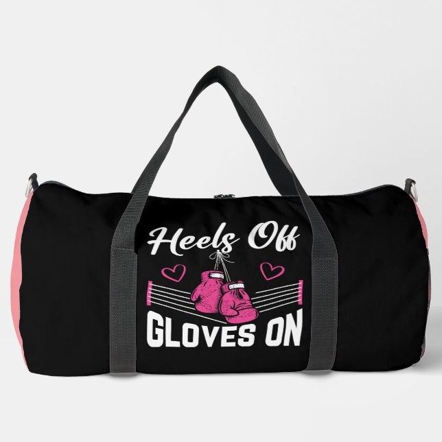 Absätze Aus Handschuhe An Duffle Bag (Vorderseite)