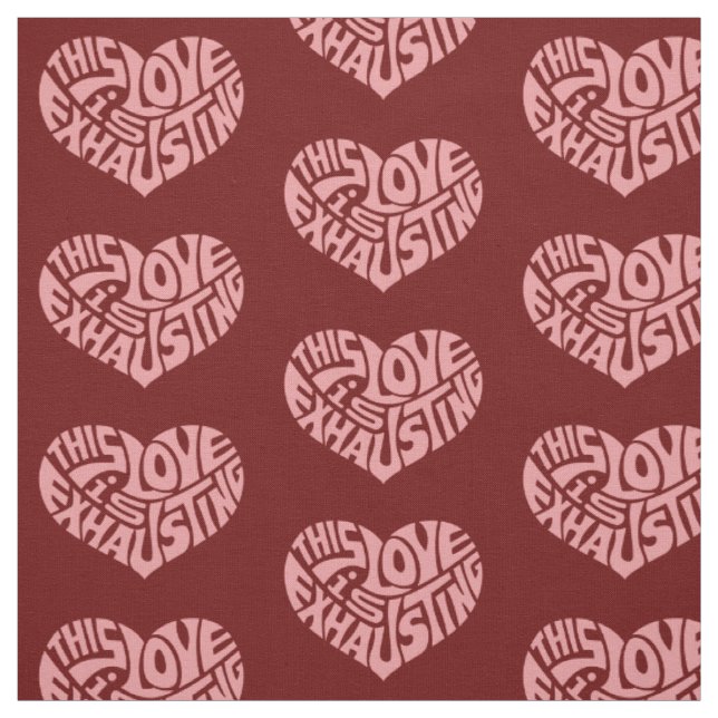 Absaugende Liebe Herzmuster Stoff (Muster)