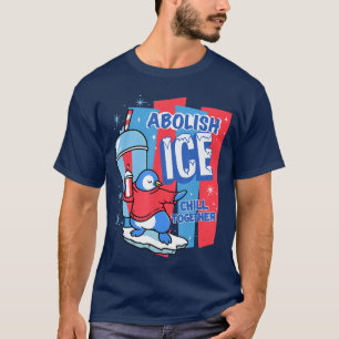 Abschaffen Eis-Pinguin-Slush-Getränk Lustiger Somm T-Shirt