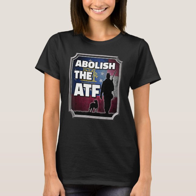 Abschaffung des ATF ~ Georgia Flag_1 T-Shirt (Vorderseite)