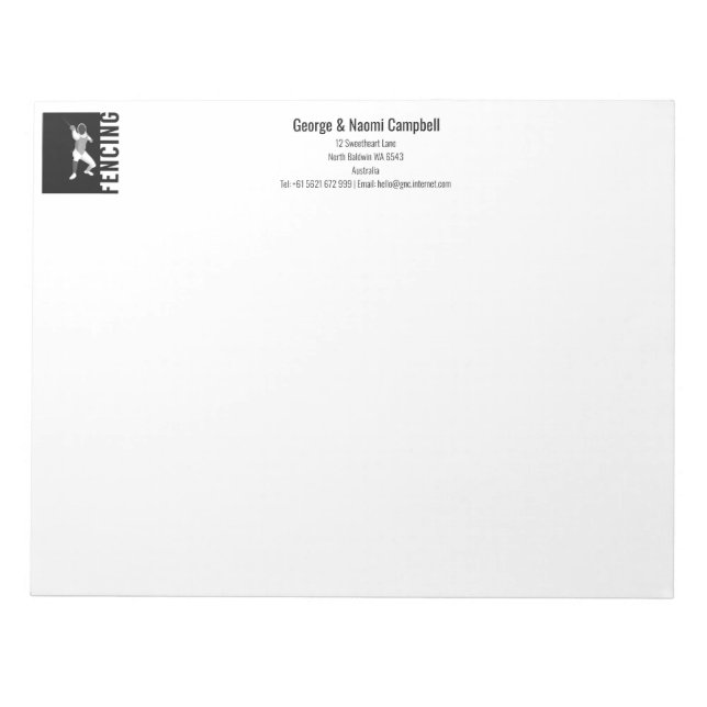 Abschaltung Notizblock (Vorderseite)