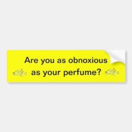 Abscheulicher Parfüm-Autoaufkleber Autoaufkleber