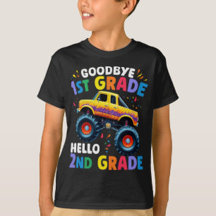 Abschied 1. Klasse Abschluss Monstertruck  T-Shirt
