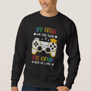 Abschied 3. Klasse, Hallo 4. Klasse Gamer-Kinder-G Sweatshirt