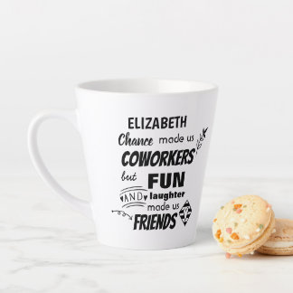 Abschied Coworker Boss - wir sind Freunde Custom Milchtasse