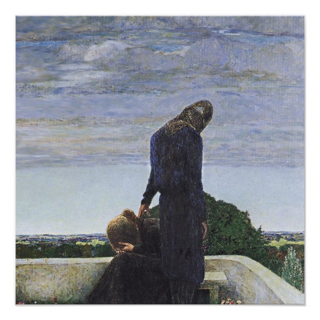 "Abschied" (Farewell) von Heinrich Vogeler Poster (Vorderseite)