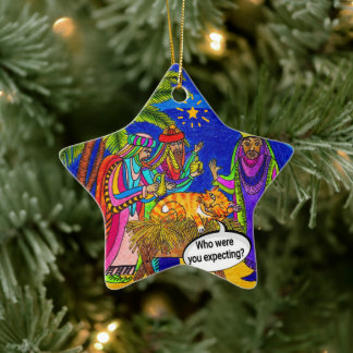 Abschied in einer Gefahr Keramik Ornament