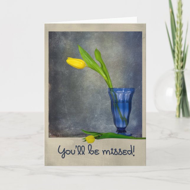 Abschied Karte (Vorderseite)