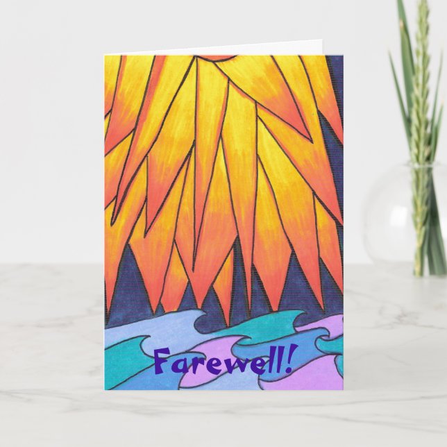 Abschied! Karte (Vorderseite)