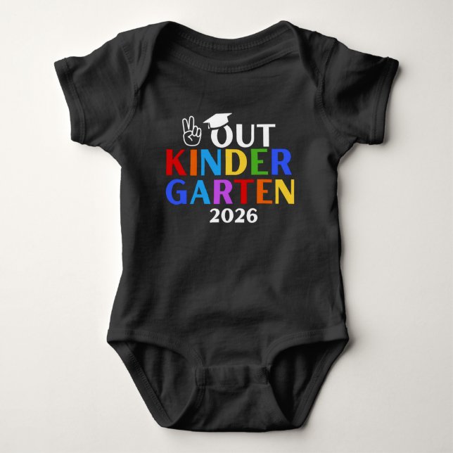 Abschied Kindergarten 2026 Baby Strampler (Vorderseite)