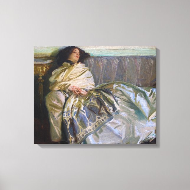 Abschied von John Singer Sargent Leinwanddruck (Vorderseite)