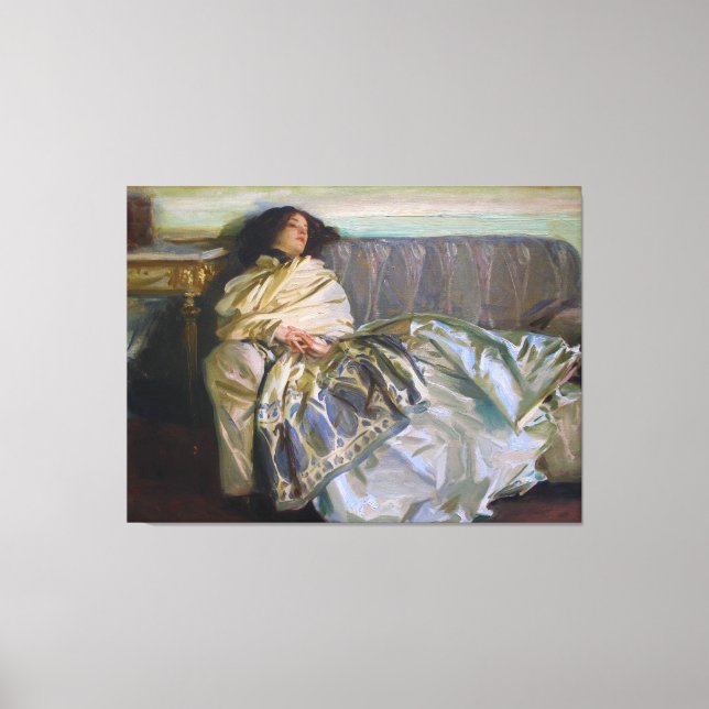 Abschied von John Singer Sargent Leinwanddruck (Vorderseite)