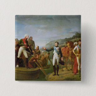 Abschied von Napoleon I und Alexander I Button