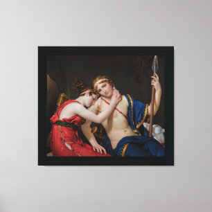 Abschied von Telemachus und Eucharis Leinwanddruck