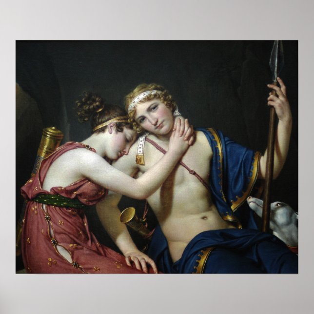 Abschied von Telemachus und Eucharis Poster (Vorne)