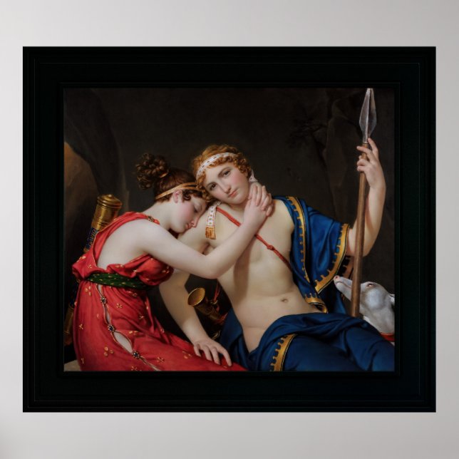 Abschied von Telemachus und Eucharis Poster (Vorne)