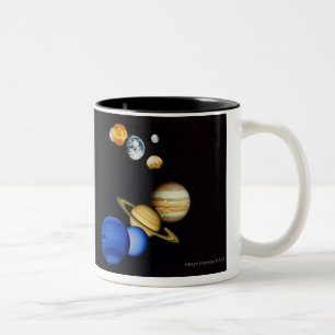 Abschied zu Pluto-Tasse Zweifarbige Tasse