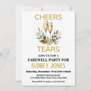 Abschieds-Abschiedsparty Einladung