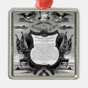 Abschiedsansprache von General Robert E. Lee Silbernes Ornament